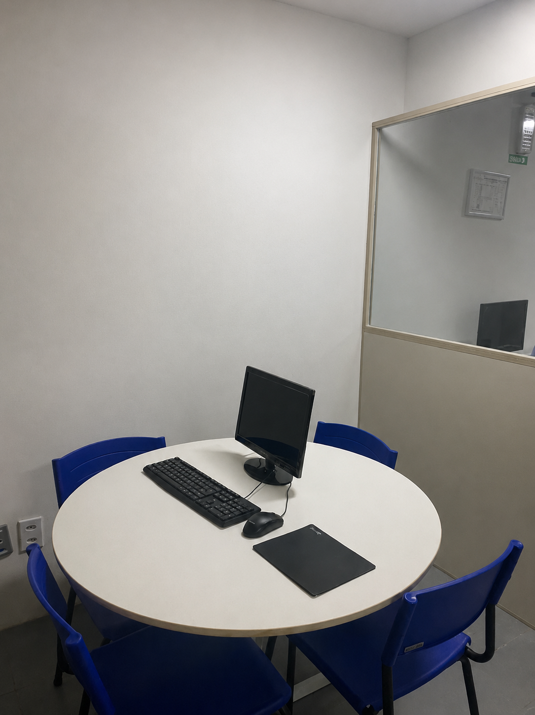 Sala de estudo coletivo