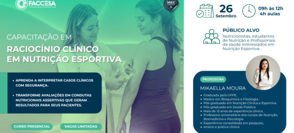 Capacitação em Raciocínio Clínico em Nutrição Esportiva